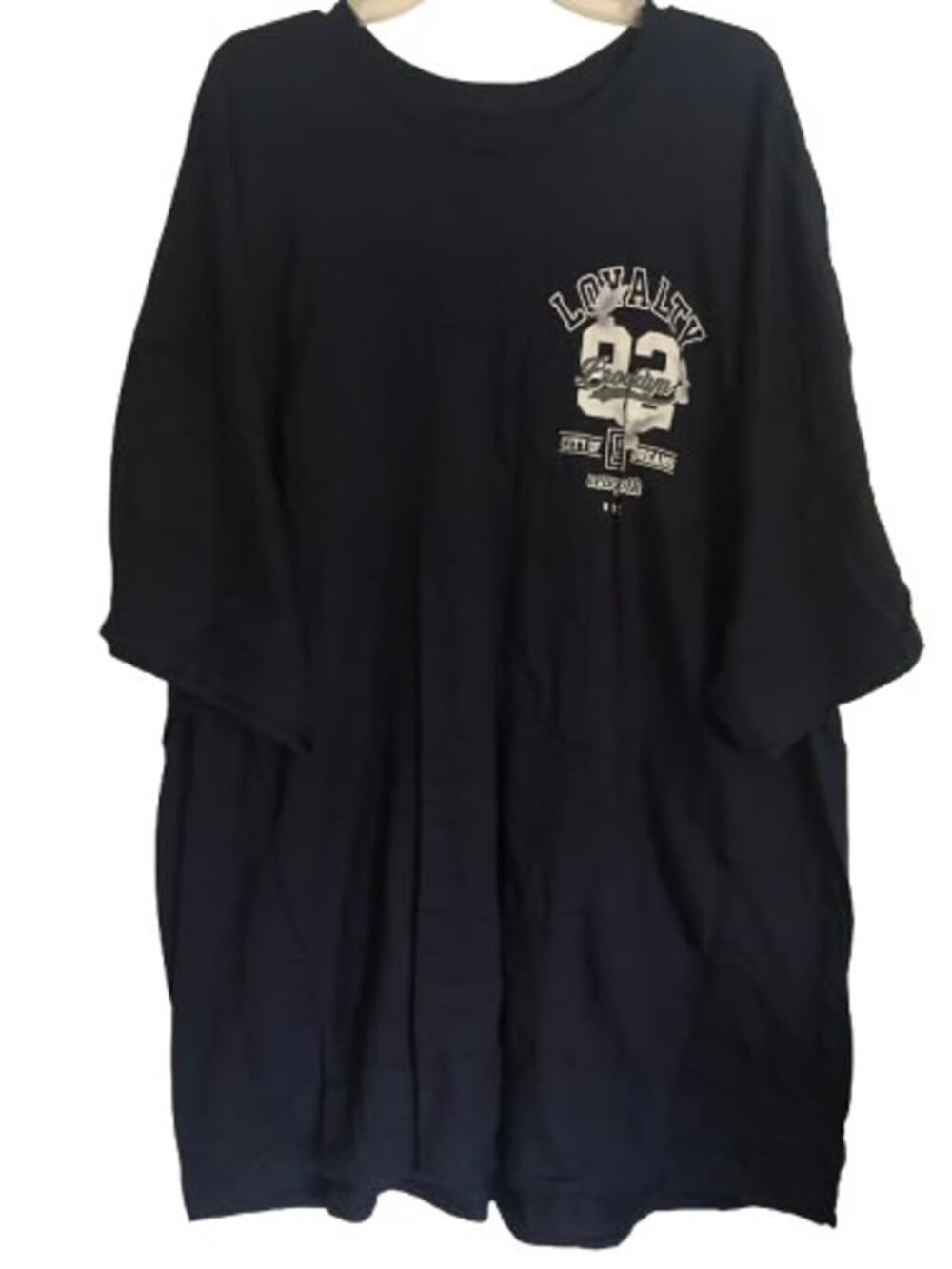 Popular Poison 100% Cotton Loyalty Brooklyn NYC Men's T-Shirt Dark Navy Blue 5XL